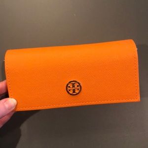 🍊EUC Tory Burch Orange Sunglasses Case